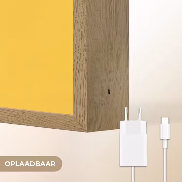 Eend - Zonnebril - Geel Light Box met batterij (Wandlamp) middel -USP_websiteoplaadbaarNL