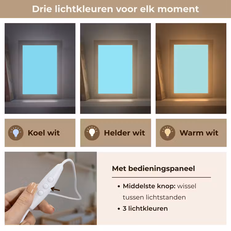 Electric - Cyan - Blauw Light Box met kabel (Wandlamp) klein 929 -USP_lichtkleurNL