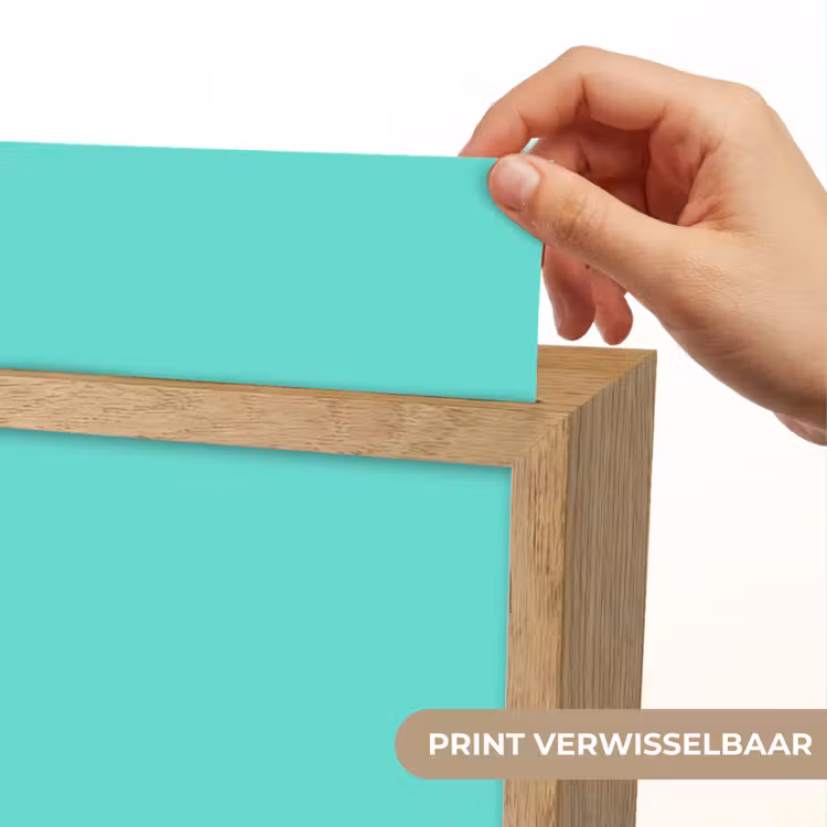 Electric - Cyan - Turkoois Light Box met kabel (Wandlamp) klein 929 -USP_websiteprintNL