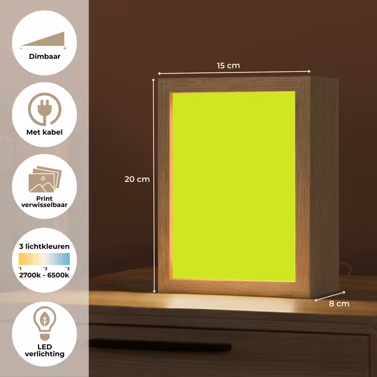 Electric - Lemon - Geel Light Box met kabel (Wandlamp) klein 929 -USP_websiteoverzichtNL
