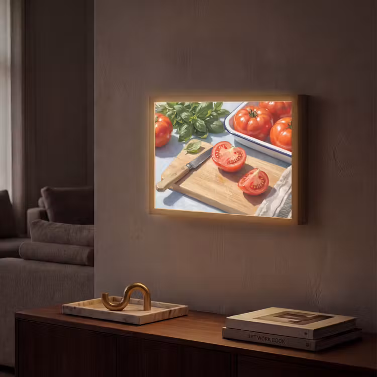 Eten - Keuken - Ingrediënten - Stillleven - Rood Light Box met batterij (Wandlamp) middel -sfeer1