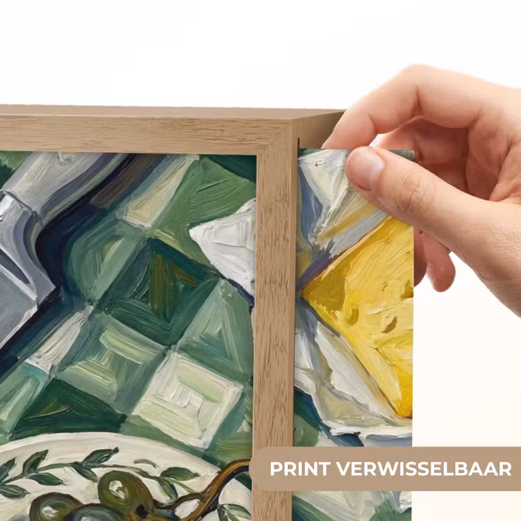 Eten - Ontbijt - Tafel - Modern - Groen Light Box met batterij (Wandlamp) middel -USP_websiteprintNL