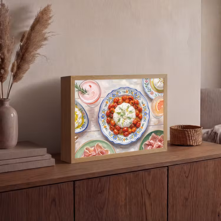 Eten - Tafel - Divers - Modern Light Box met batterij (Wandlamp) middel -sfeer2