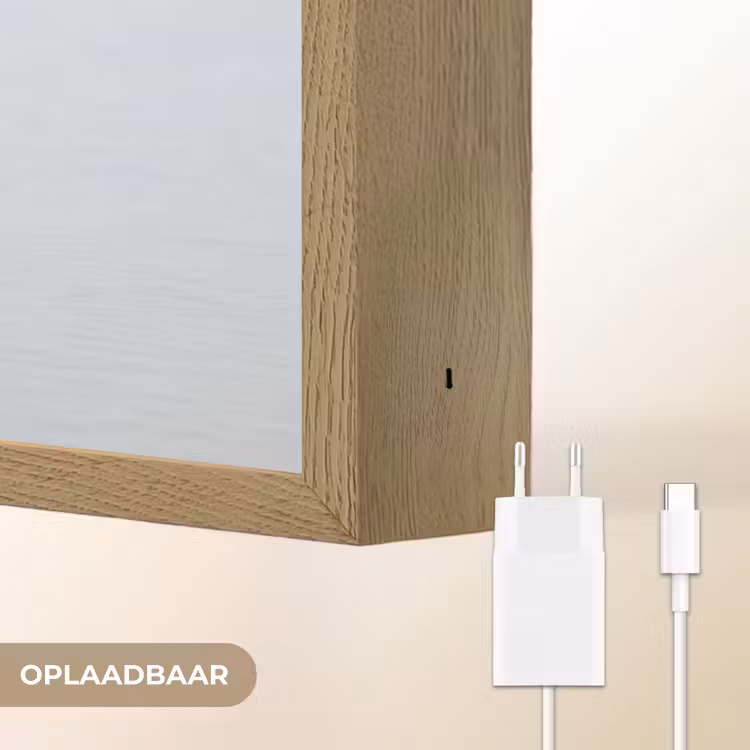 Flamingo - Zee - Roze Light Box met batterij (Wandlamp) middel -USP_websiteoplaadbaarNL