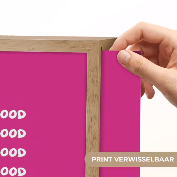 Focus on the good - Roze - wit Light Box met batterij (Wandlamp) middel -USP_websiteprintNL