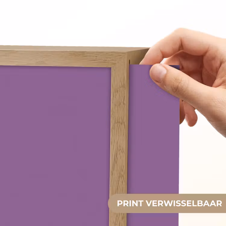 Follow your dreams - Paars - Penseeltextuur Light Box met batterij (Wandlamp) middel -USP_websiteprintNL