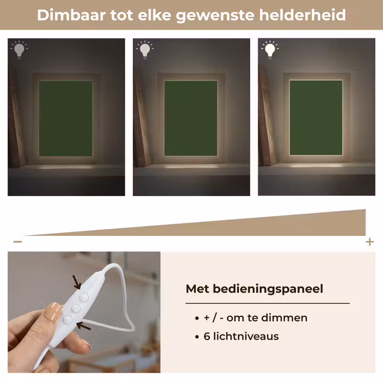 Forest - Green - Groen Light Box met kabel (Wandlamp) klein 929 -USP_dimbaarNL