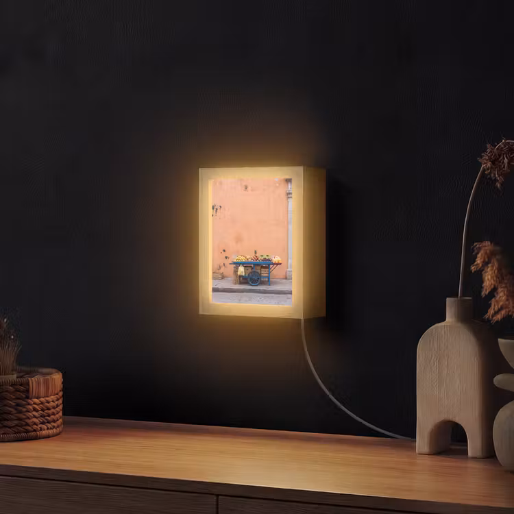 Lightbox - Wandlamp - Fruit - Kar - Straat - Fruit - Kar - Straat Light Box met kabel (Wandlamp) klein