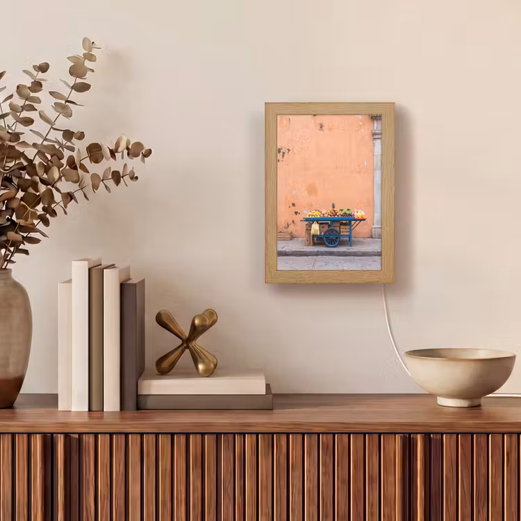 Lightbox - Wandlamp - Fruit - Kar - Straat - Fruit - Kar - Straat Light Box met kabel (Wandlamp) klein