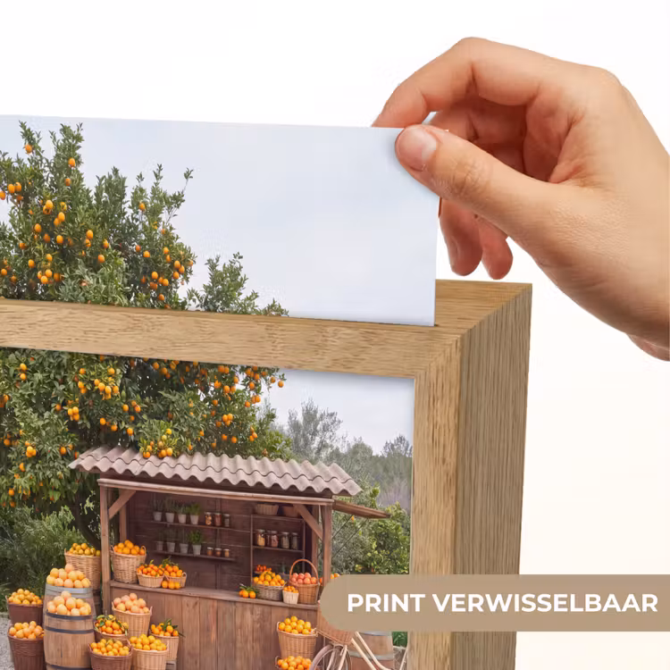 Lightbox - Wandlamp - Fruit - Markt - Landelijk - Fruit - Markt - Landelijk Light Box met kabel (Wandlamp) klein