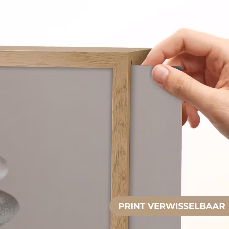 Gestapelde - Stenen - Grijs Light Box met batterij (Wandlamp) middel -USP_websiteprintNL