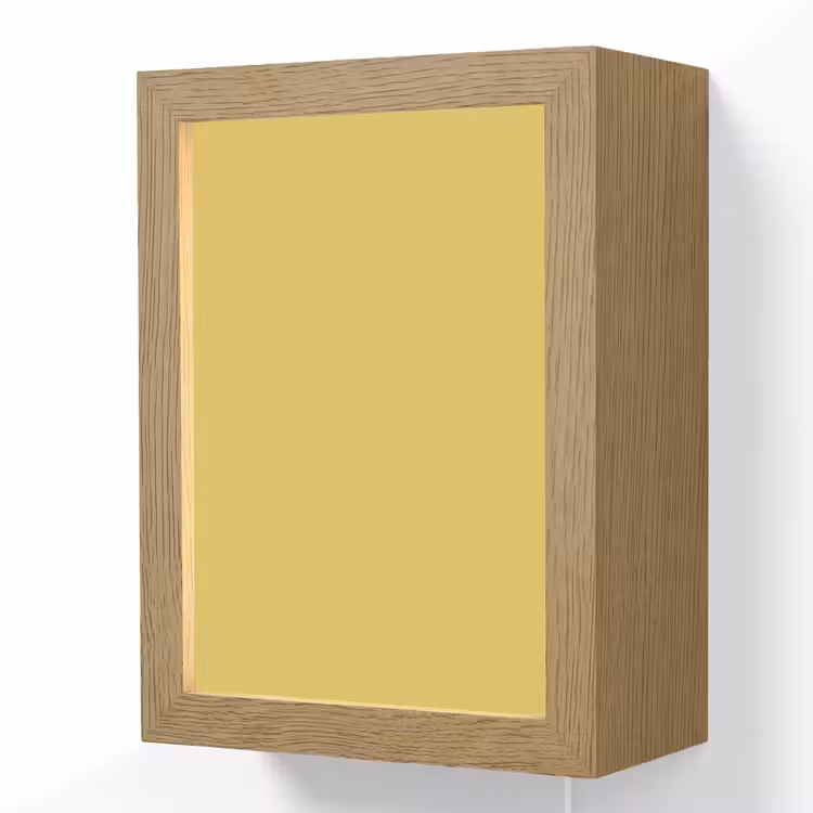 Golden - Victory - Geel Light Box met kabel (Wandlamp) klein 929 -3d