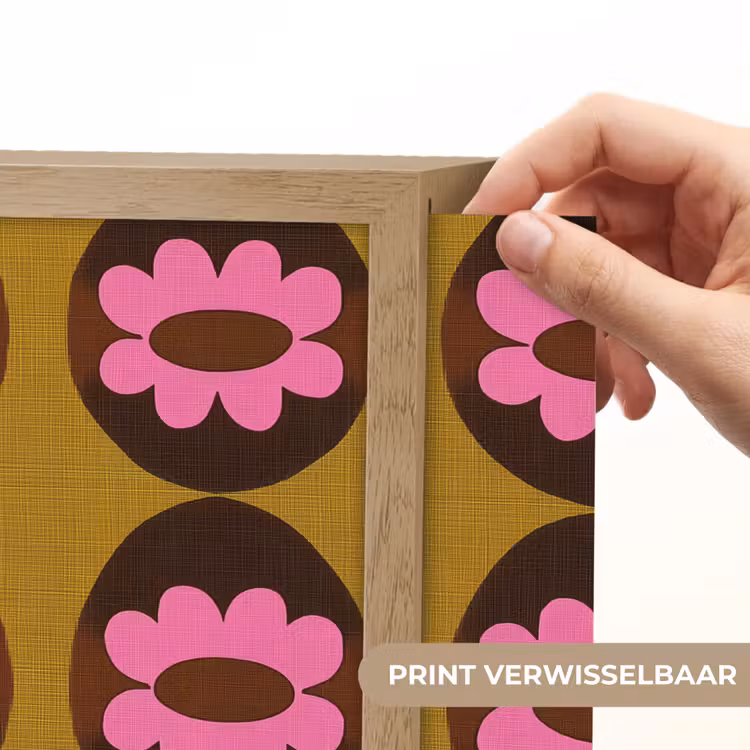 Grafisch - Patroon - Kleurrijk Light Box met batterij (Wandlamp) middel 907 -USP_websiteprintNL