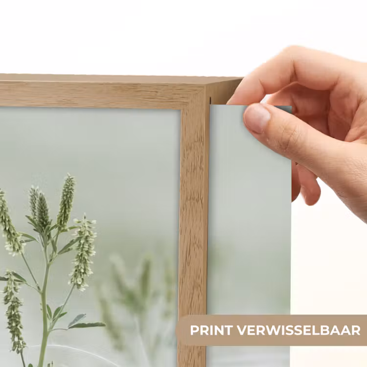 Grassen - Minimalistisch - Groen Light Box met batterij (Wandlamp) middel -USP_websiteprintNL