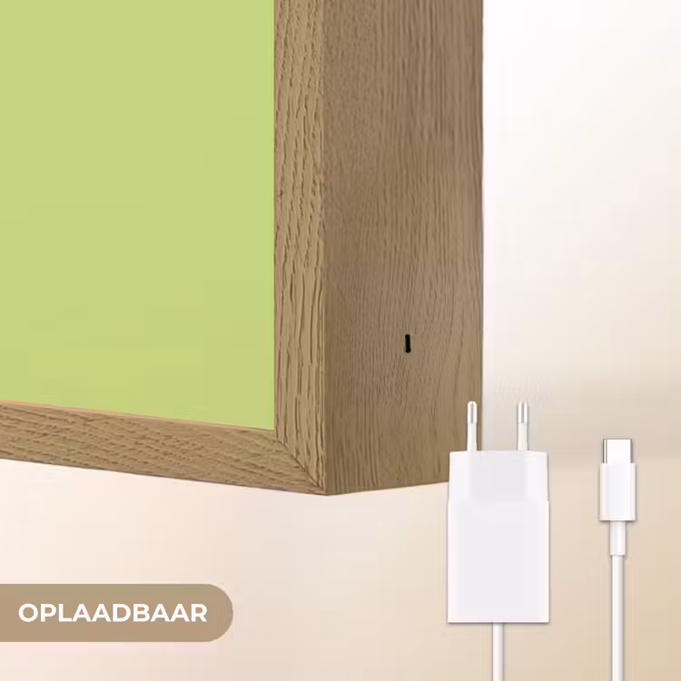 Grl pwr - Groen - Rood - 3D Light Box met batterij (Wandlamp) middel -USP_websiteoplaadbaarNL