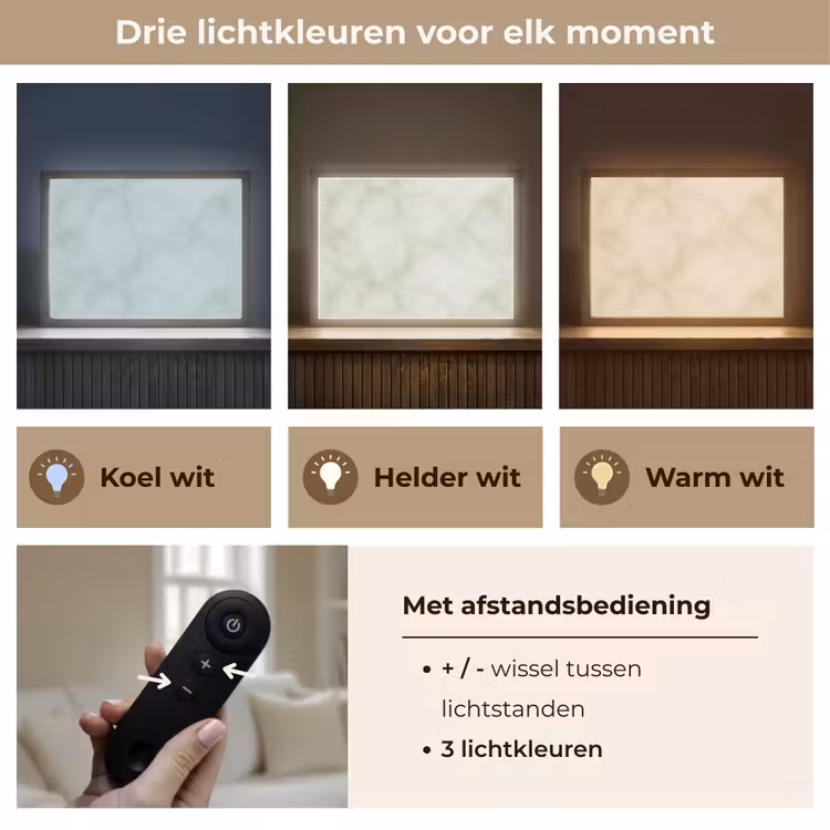 Groen - Marmer - Aders Light Box met batterij (Wandlamp) middel 907 -USP_lichtkleurNL