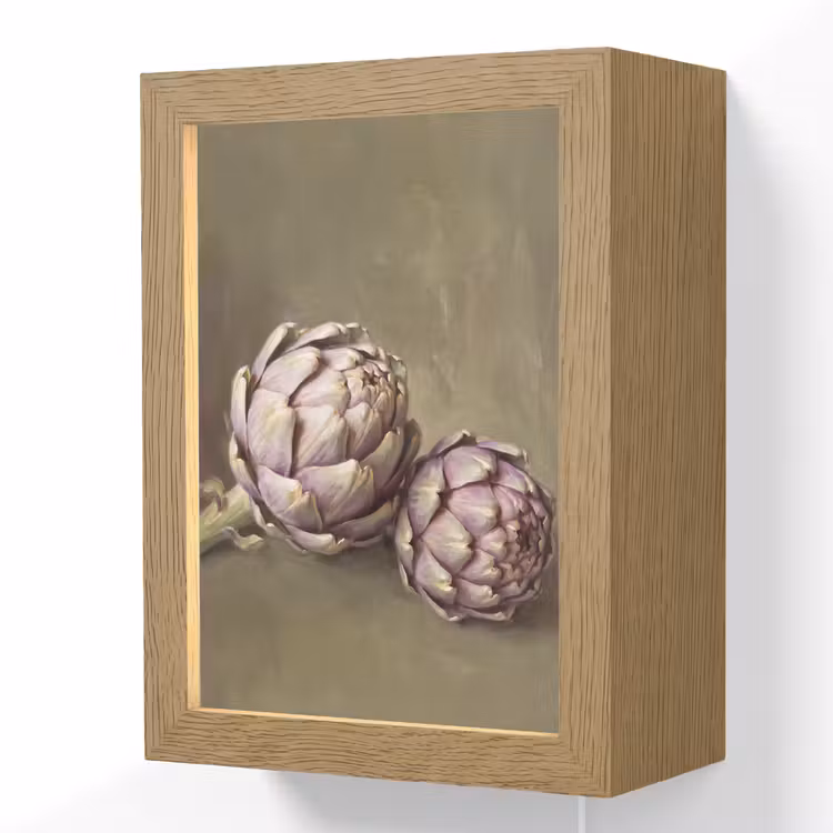 Lightbox - Wandlamp - Groente - Stilleven - Schilderij - Groente - Stilleven - Schilderij Light Box met kabel (Wandlamp) klein