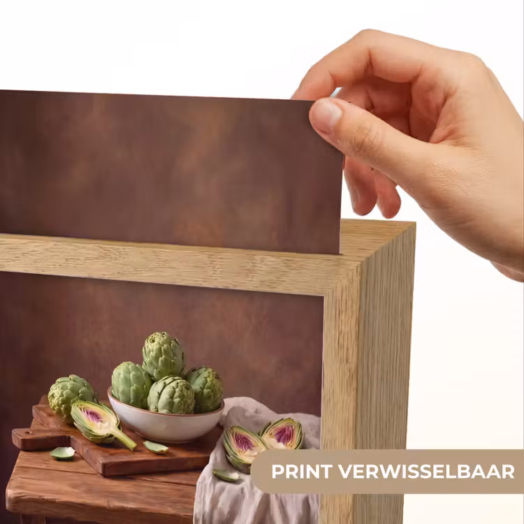 Lightbox - Wandlamp - Groenten - Artisjok - Keuken - Groenten - Artisjok - Keuken Light Box met kabel (Wandlamp) klein