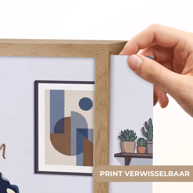 Half human, Half Coffee - Infuus - Koffie Light Box met batterij (Wandlamp) middel -USP_websiteprintNL