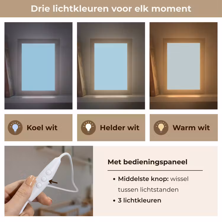 Ice - Blue - Blauw Light Box met kabel (Wandlamp) klein 929 -USP_lichtkleurNL