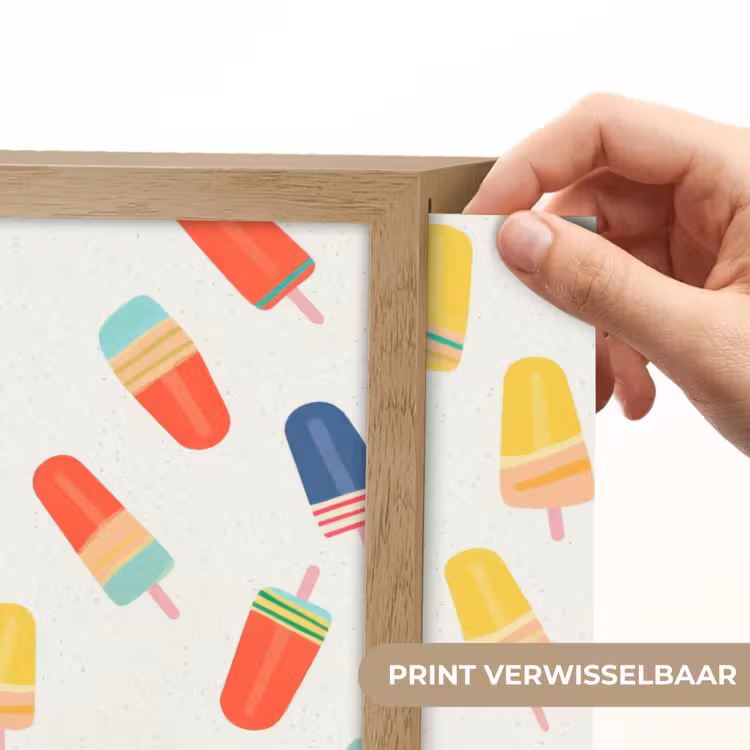IJsjes - Speels - Kleurrijk Light Box met batterij (Wandlamp) middel 907 -USP_websiteprintNL