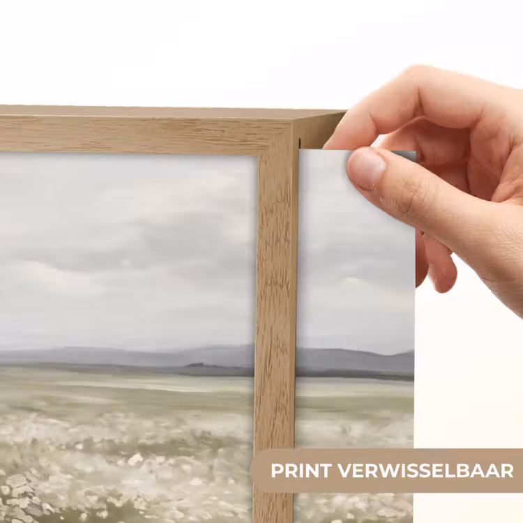 Illustratie - Landschap - Wit Light Box met batterij (Wandlamp) middel -USP_websiteprintNL