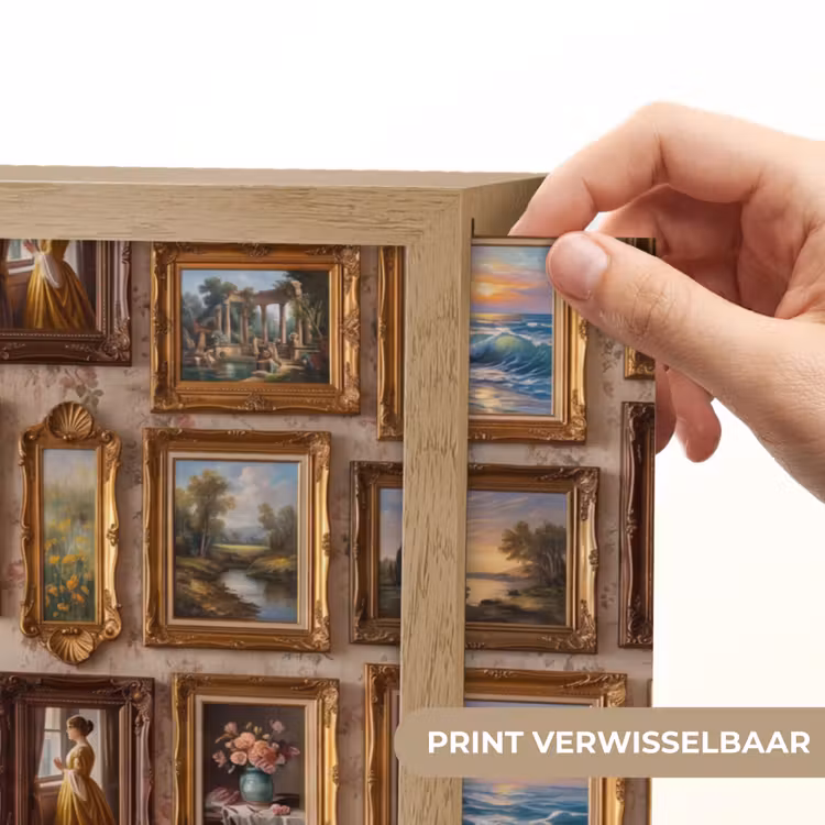 Interieur - Kunst - Collectie - Klassiek - Goud Light Box met batterij (Wandlamp) middel -USP_websiteprintNL