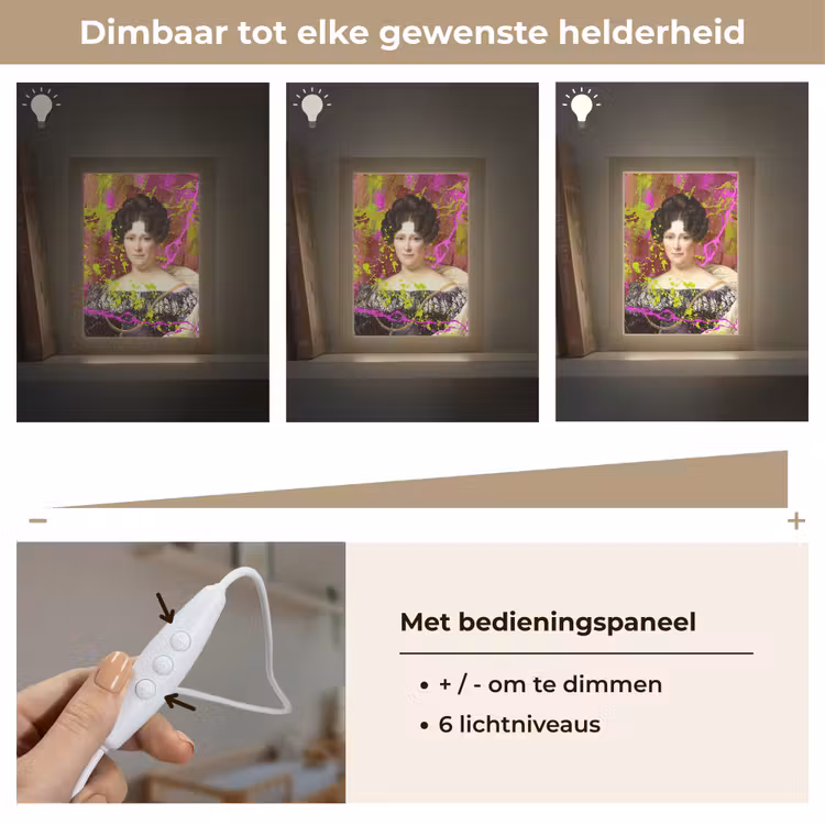 Johanna Henriette Engelen - Dubois Drahonet - Neon Light Box met kabel (Wandlamp) klein -USP_dimbaarNL