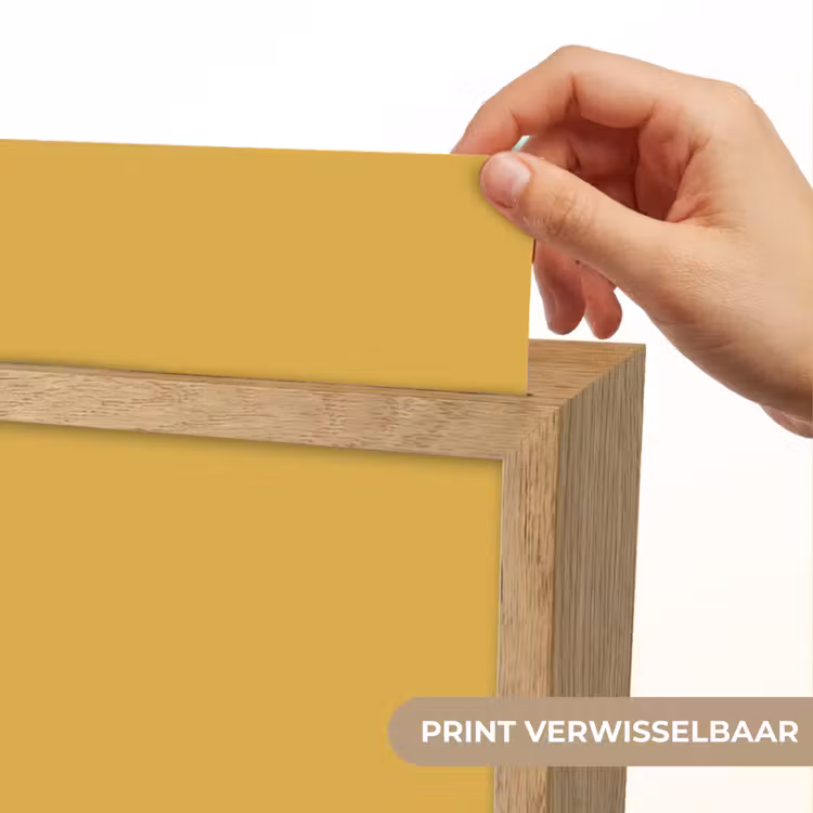 Joyful - Mustard - Geel Light Box met kabel (Wandlamp) klein 929 -USP_websiteprintNL