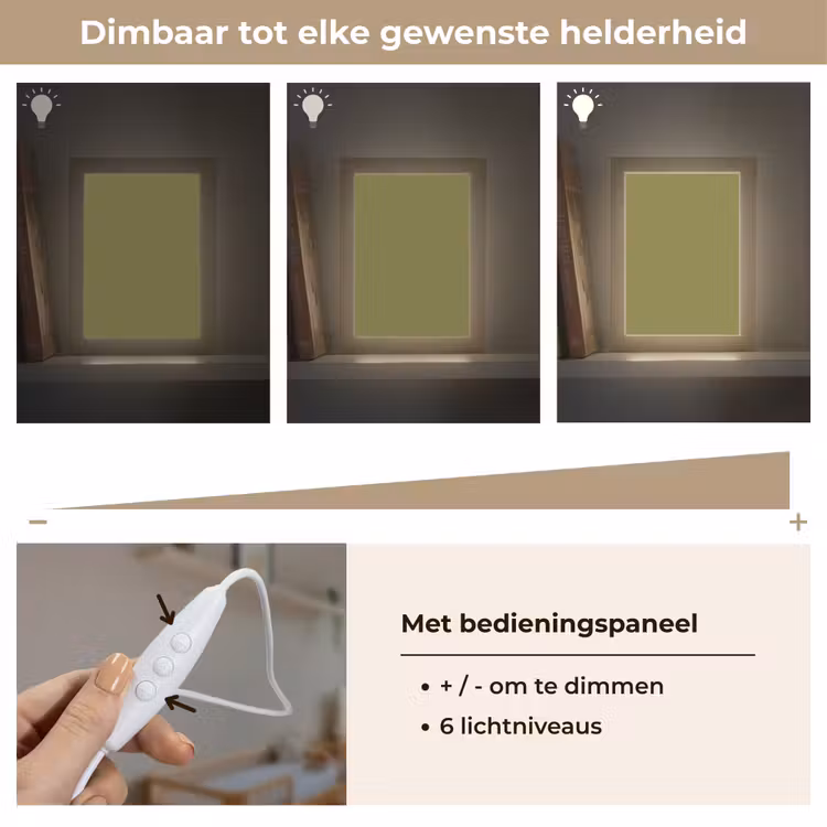 Juniper - Groen - Organisch Light Box met kabel (Wandlamp) klein 929 -USP_dimbaarNL