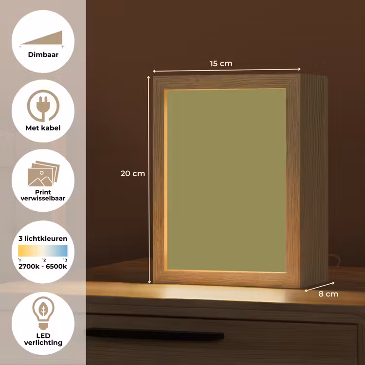 Juniper - Groen - Organisch Light Box met kabel (Wandlamp) klein 929 -USP_websiteoverzichtNL