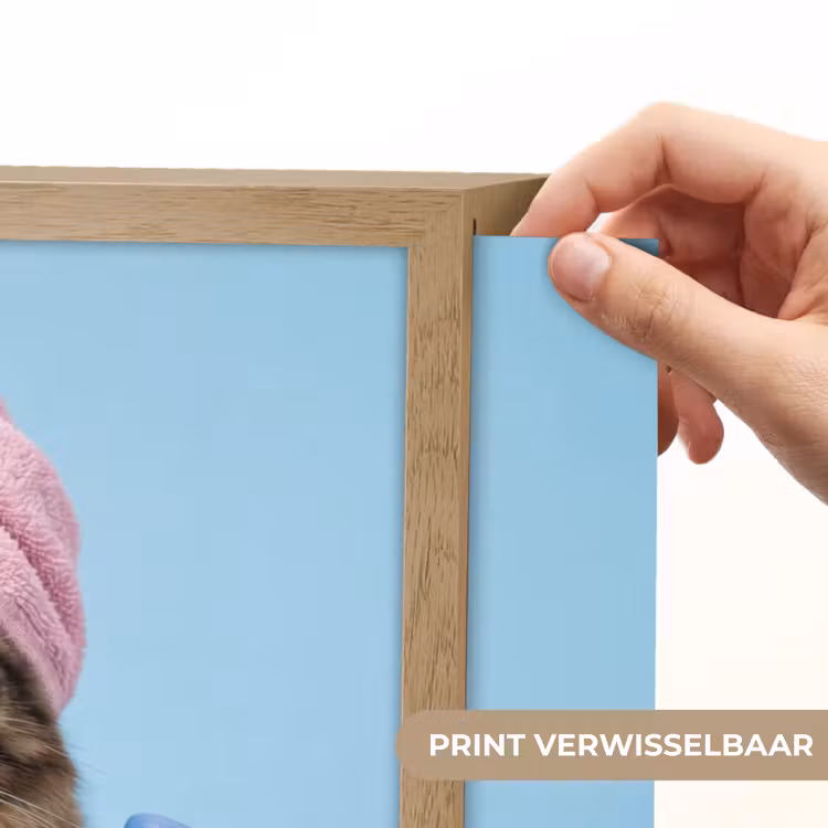 Kat - Handdoek - Washand - Zeep Light Box met batterij (Wandlamp) middel -USP_websiteprintNL