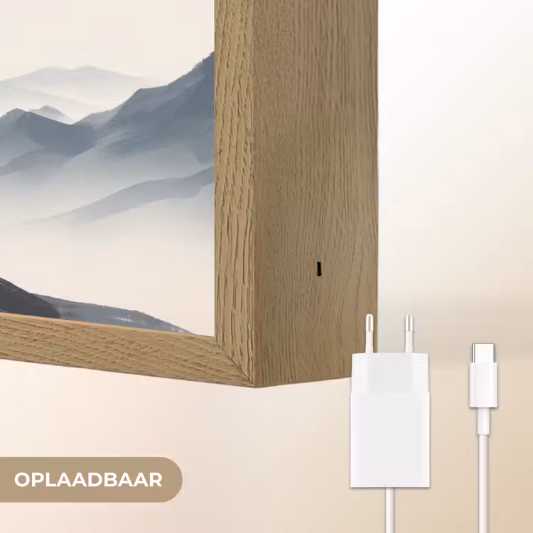 Kersenbloesem - Oosters - Rood Light Box met batterij (Wandlamp) middel -USP_websiteoplaadbaarNL