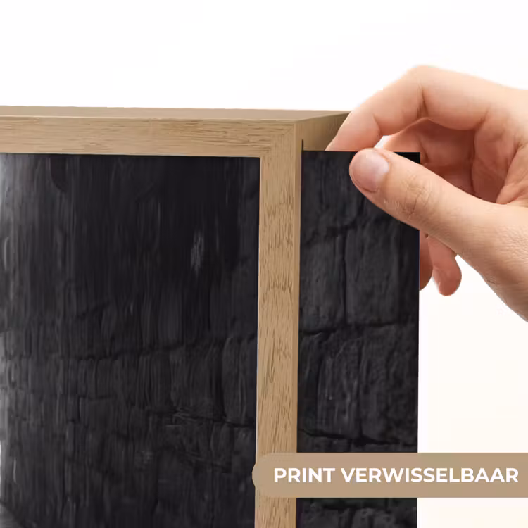 Kind - Vogel - Straat - Zwart-wit - Spelen Light Box met batterij (Wandlamp) middel -USP_websiteprintNL