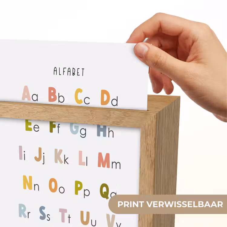 Alfabet - Educatief - Kleuren - Letters leren voor kinderen Light Box met kabel (Wandlamp kind) klein -USP_websiteprintNL