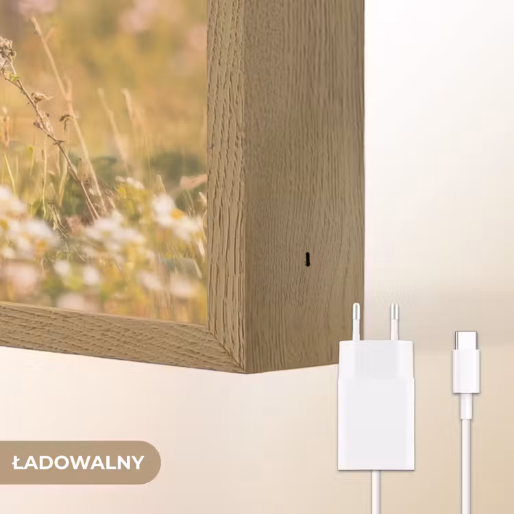 Beer - Bloemenveld - Gras Light Box met batterij (Wandlamp kind) middel -USP_websiteoplaadbaarNL
