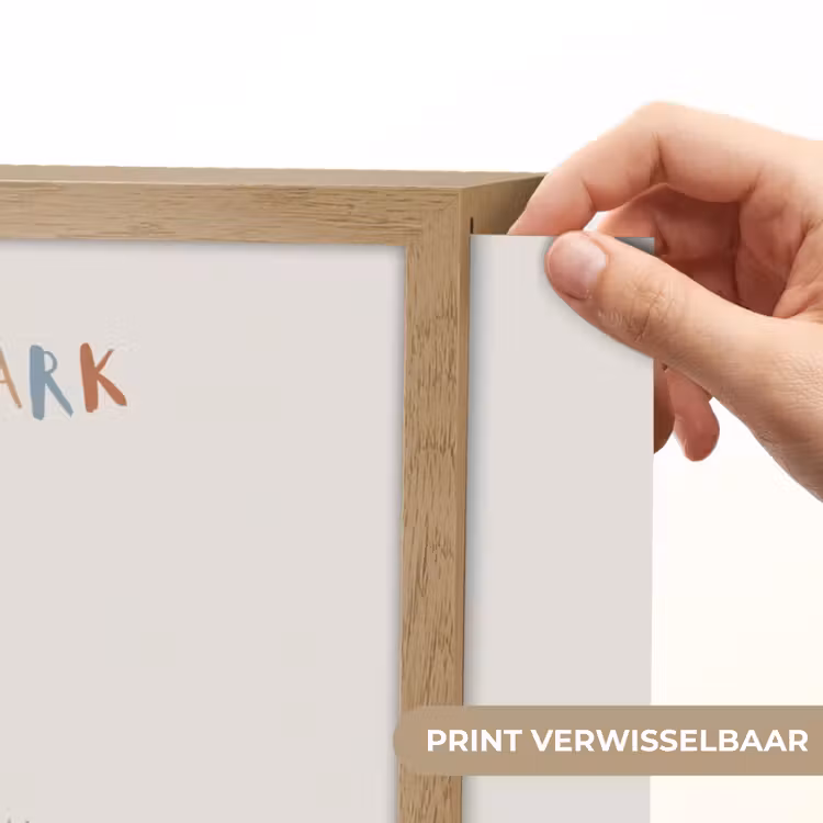 Beer - Konijn - Beige - Dieren - Quote Light Box met batterij (Wandlamp kind) middel -USP_websiteprintNL