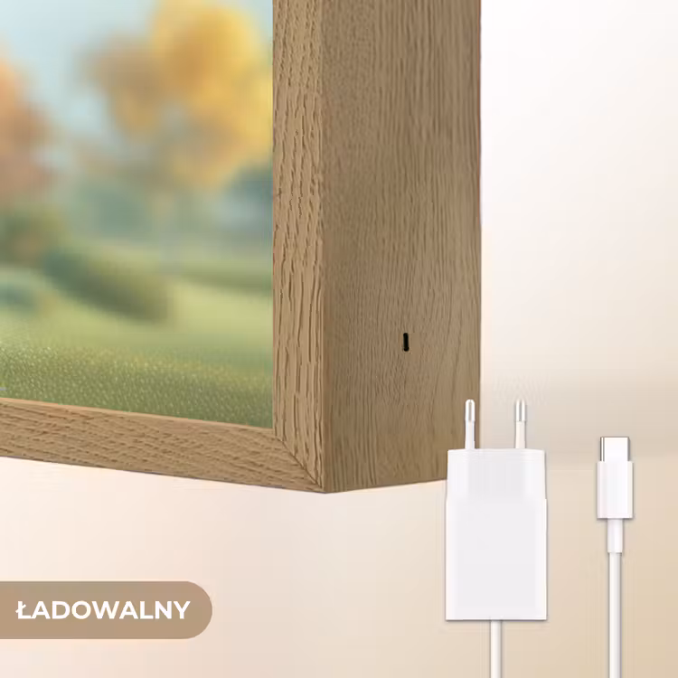 Cartoon - Dino - Groen - Golven Light Box met batterij (Wandlamp kind) middel -USP_websiteoplaadbaarNL