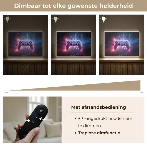 Controller - Neon - Explosie - Abstract Light Box met batterij (Wandlamp kind) middel -USP_dimbaarNL