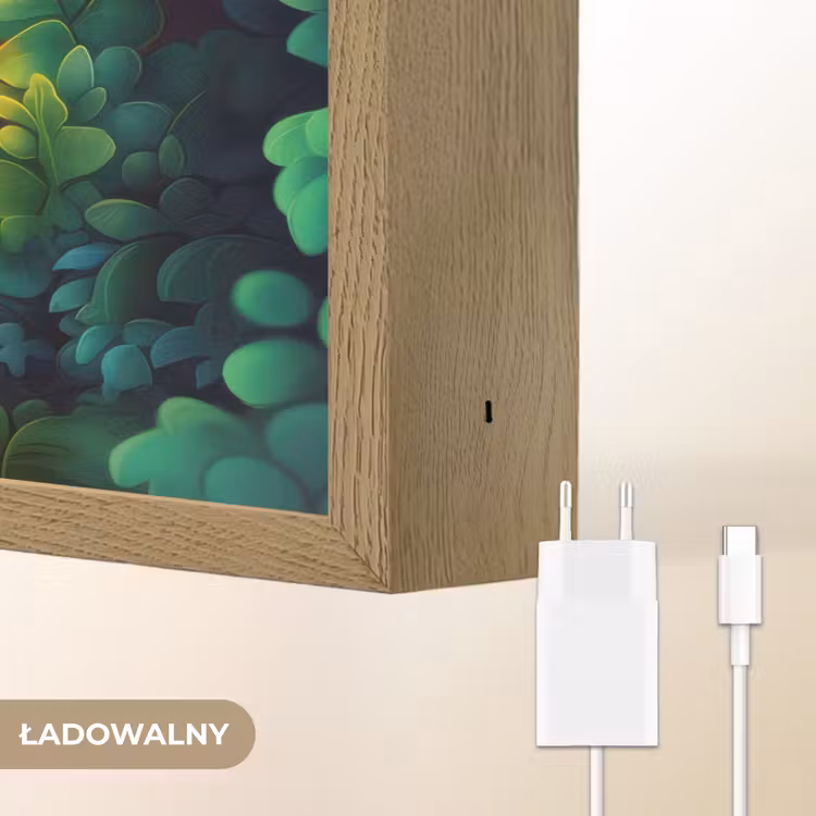 Dieren - Jungle - Giraf - Olifant - Aapje Light Box met batterij (Wandlamp kind) middel -USP_websiteoplaadbaarNL