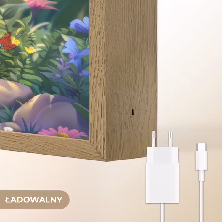 Dino - Paars - Baby - Dinosaurus Light Box met batterij (Wandlamp kind) middel -USP_websiteoplaadbaarNL