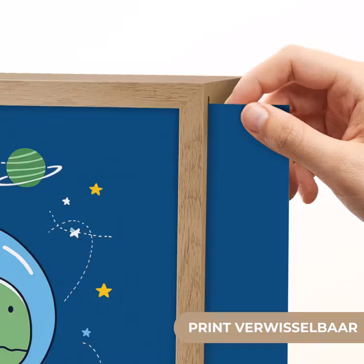 Dino - Ruimte - Planeten Light Box met batterij (Wandlamp kind) middel -USP_websiteprintNL
