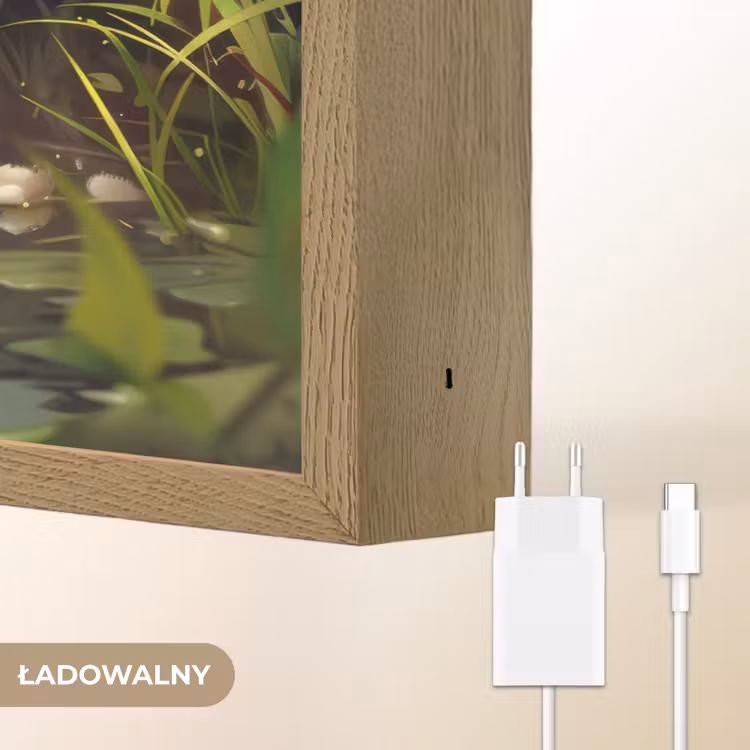 Eendjes - Dieren - Natuur Light Box met batterij (Wandlamp kind) middel -USP_websiteoplaadbaarNL