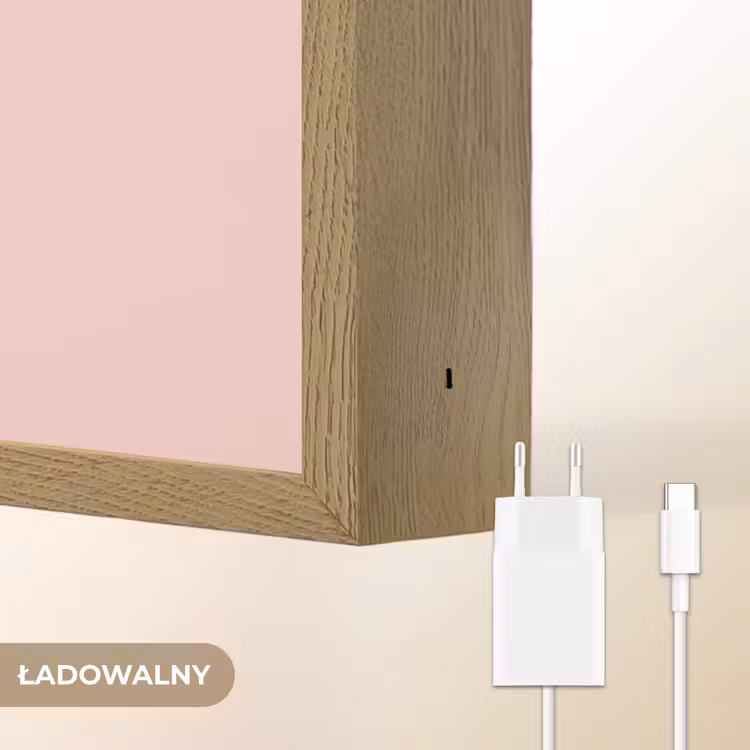 Giraffe - Illustratie - Roze Light Box met batterij (Wandlamp kind) middel -USP_websiteoplaadbaarNL
