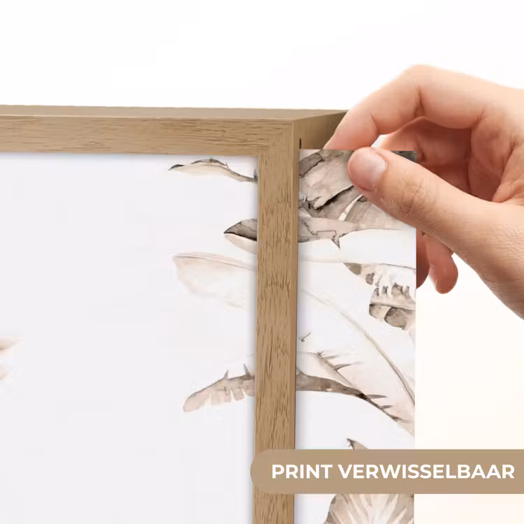 Giraffe - Jungle - Bruin - Kinderen Light Box met batterij (Wandlamp kind) middel -USP_websiteprintNL