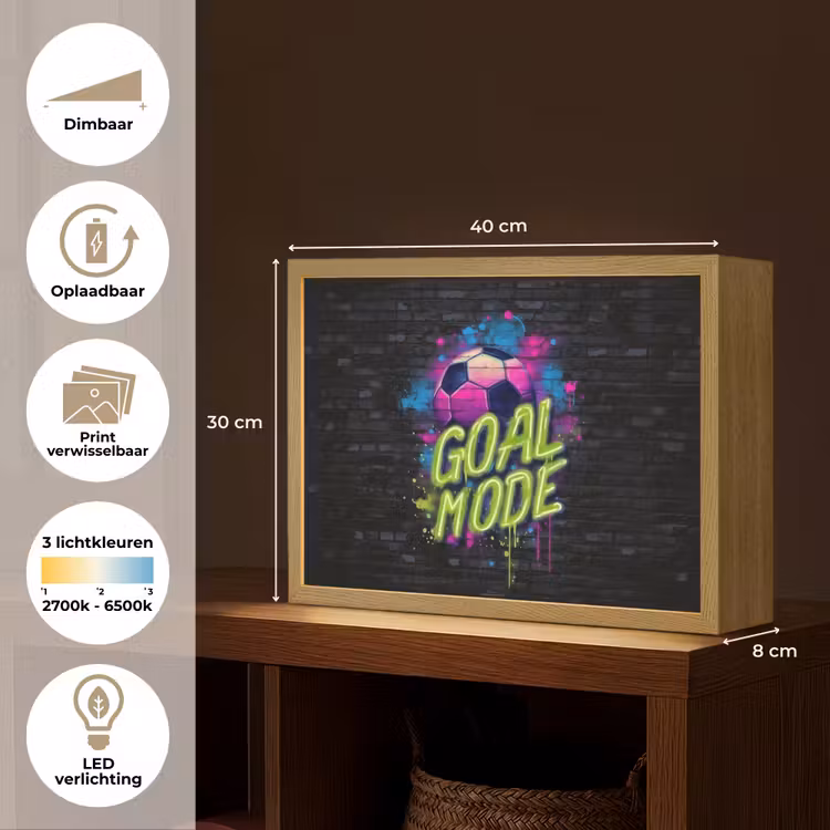 Goal - Mode - Neon - Voetbal Light Box met batterij (Wandlamp kind) middel -USP_websiteoverzichtNL