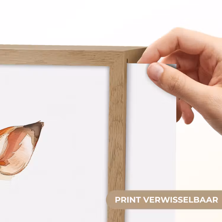 Hert - Baby - Dieren Light Box met batterij (Wandlamp kind) middel -USP_websiteprintNL