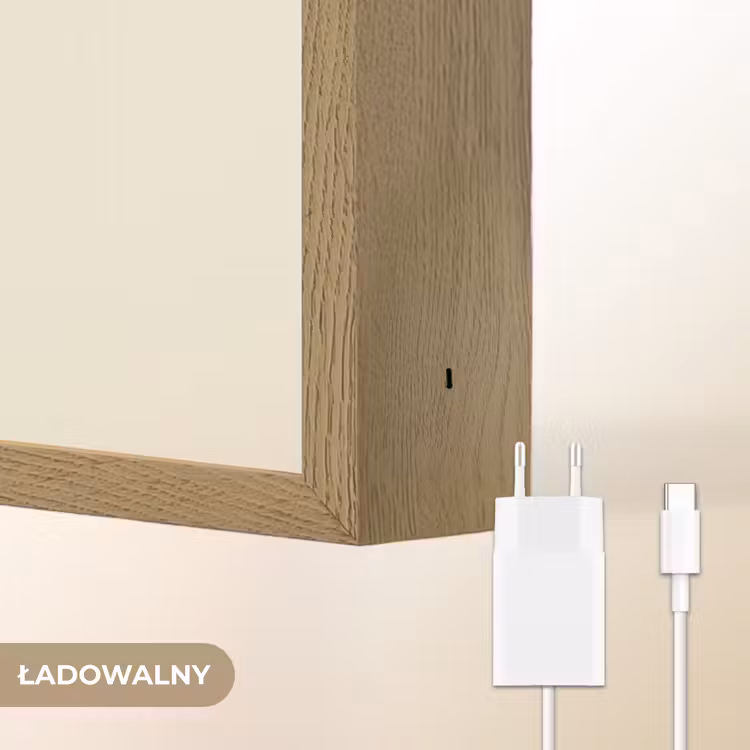 Jongen - Voetbal - Bruin - Minimalistisch Light Box met batterij (Wandlamp kind) middel -USP_websiteoplaadbaarNL