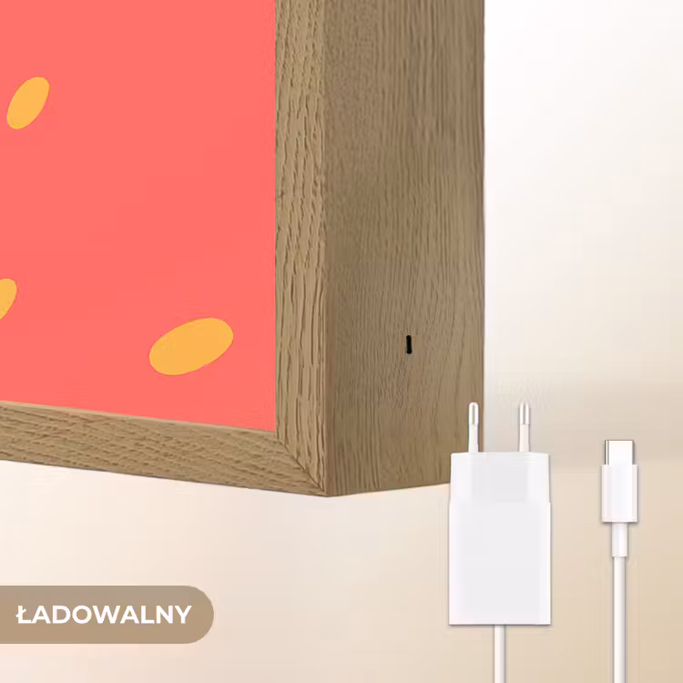 Kat - Aardbei - Cartoon Light Box met batterij (Wandlamp kind) middel -USP_websiteoplaadbaarNL