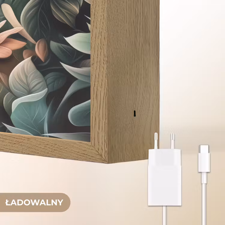 Kat - Bloemen - Vlinders - Roze Light Box met batterij (Wandlamp kind) middel -USP_websiteoplaadbaarNL